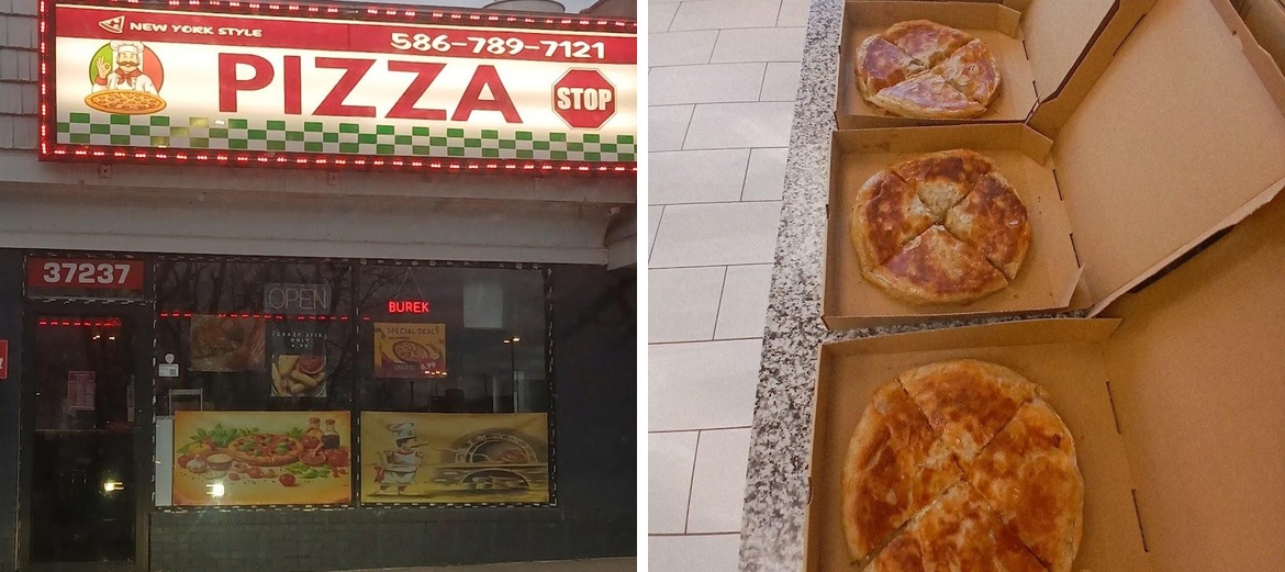 Pizza stop & Burek Menu